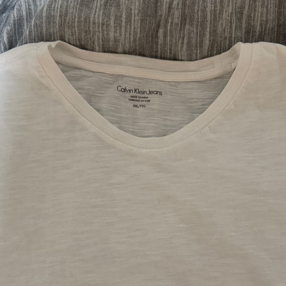 Calvin Klein Jeans white Short Sleeve Tee